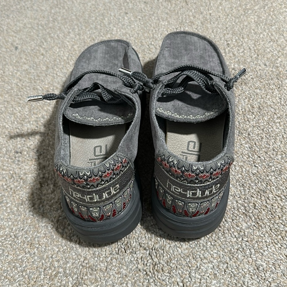 Hey dude shoes- only worn twice- great condition!- size 10